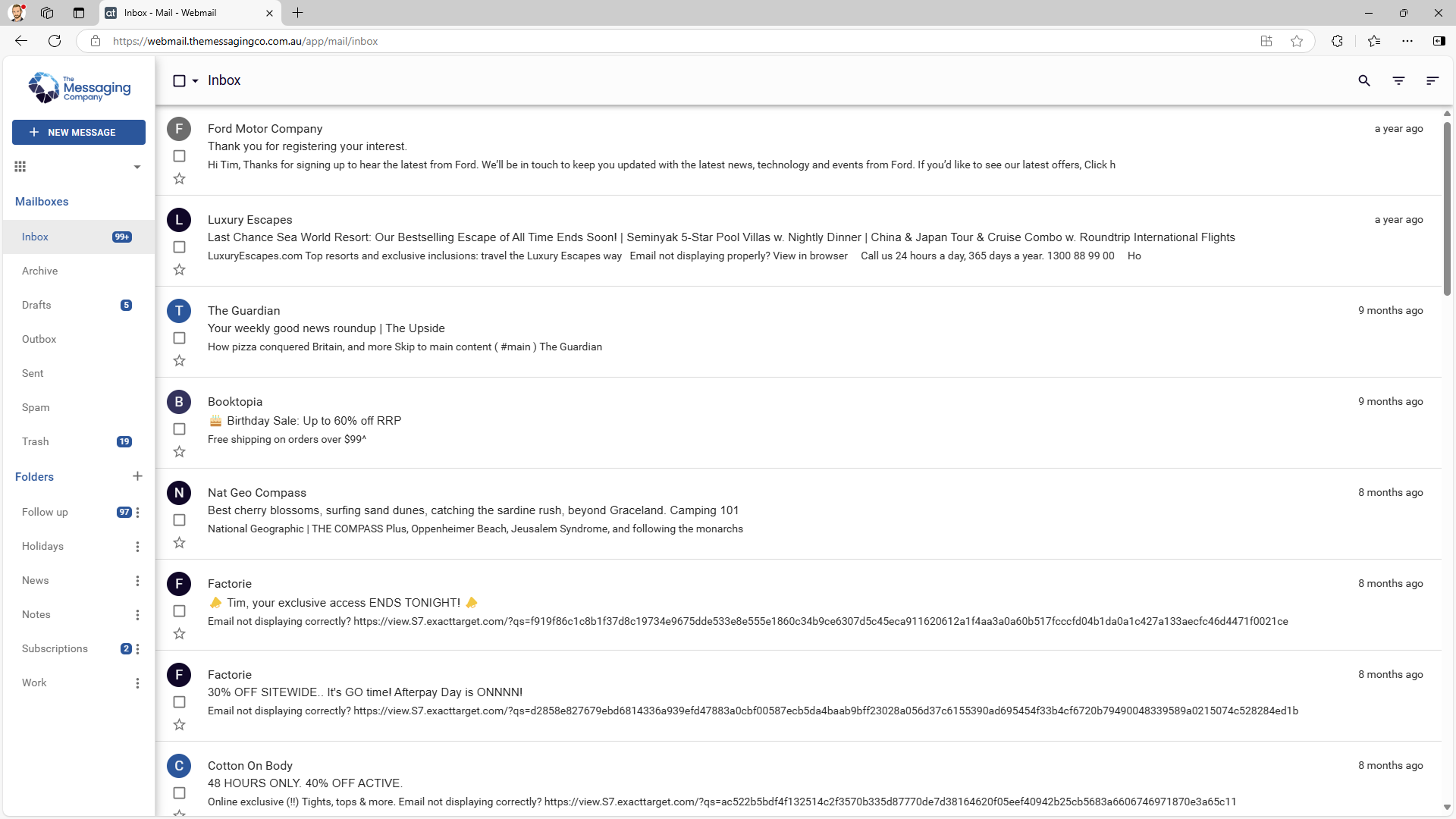 Webmail - Sort email - Inbox - Sorted by date ascending.png