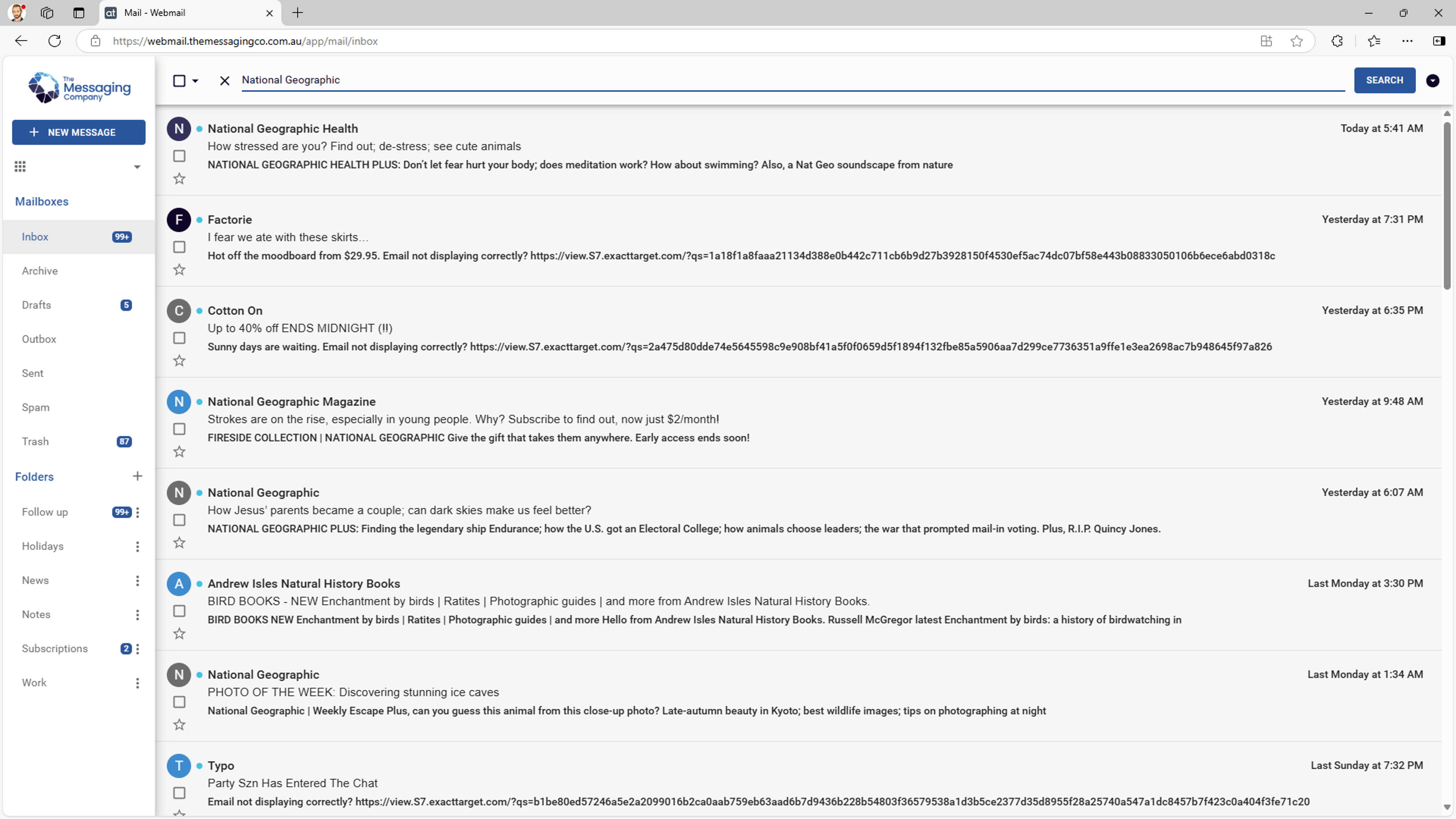 Webmail - Search - key words entered.png