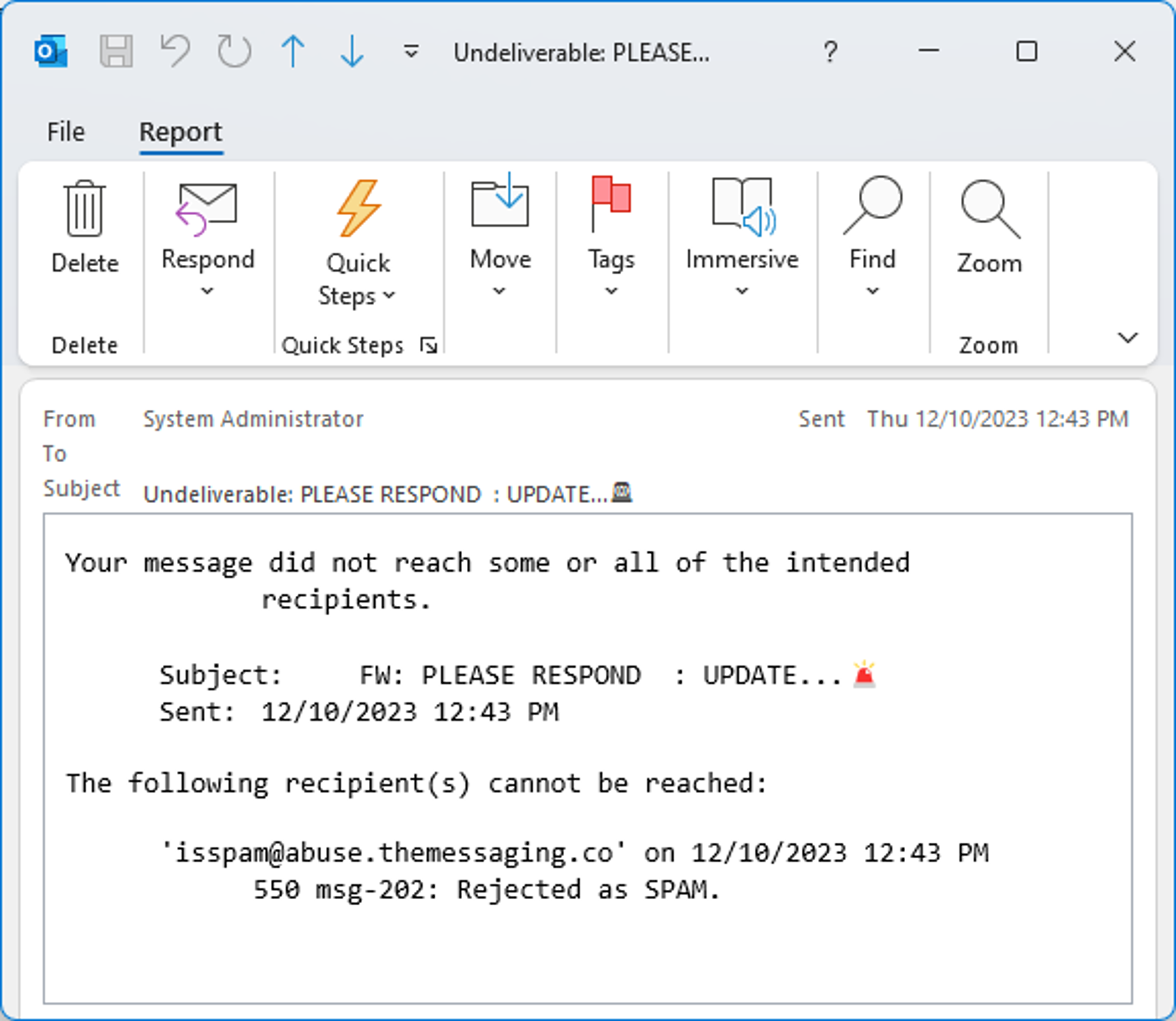 Rejected as spam_Outlook.png