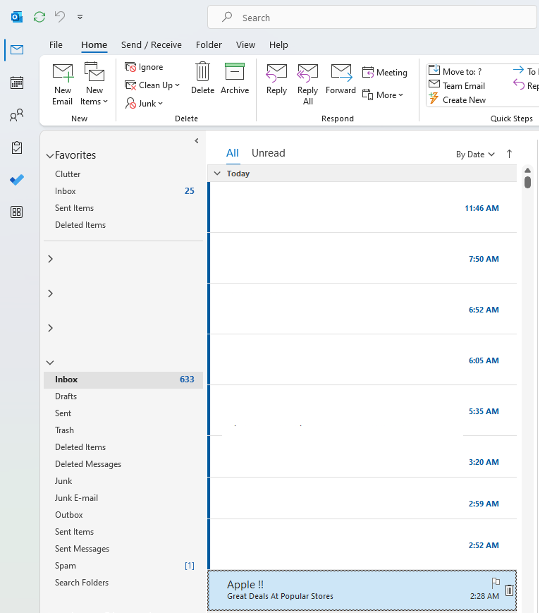 Spam_Outlook_Select Email Message.png