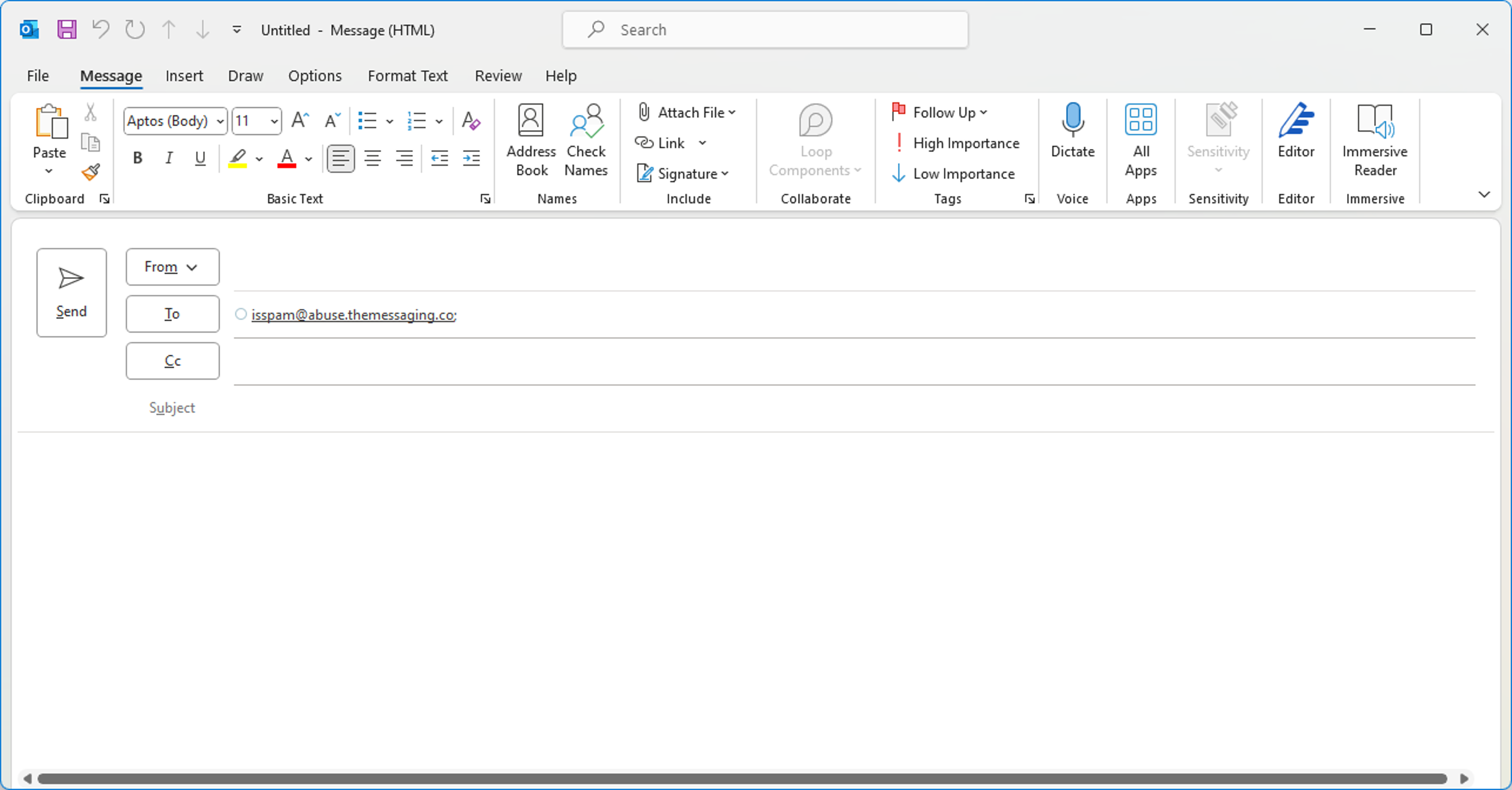 Report Spam _ Outlook - New email - to field entered.png