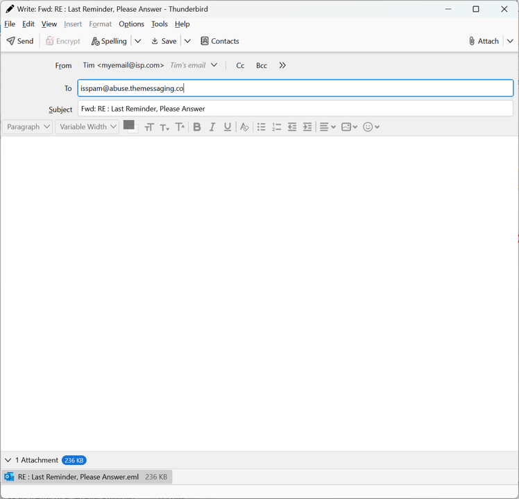 Select Email - Right Click - Forward as - Email - Enter email address.png