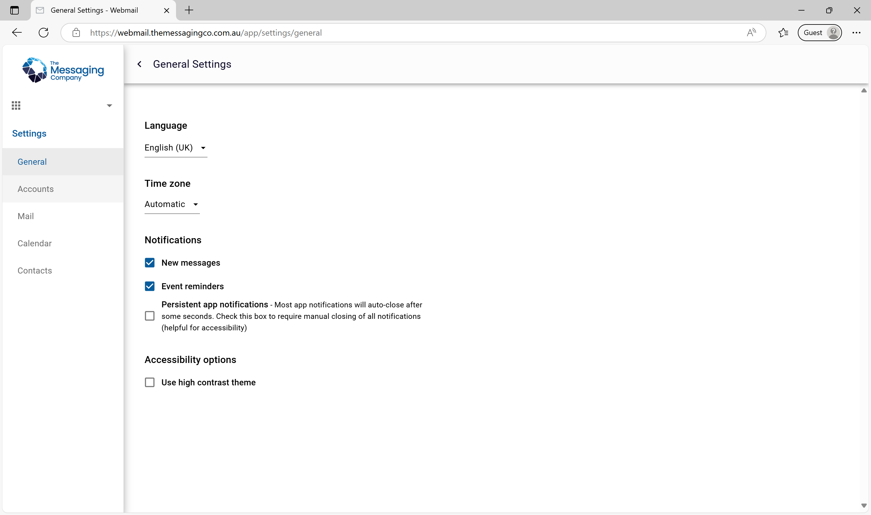 Zendesk article - Change your password - Settings.png
