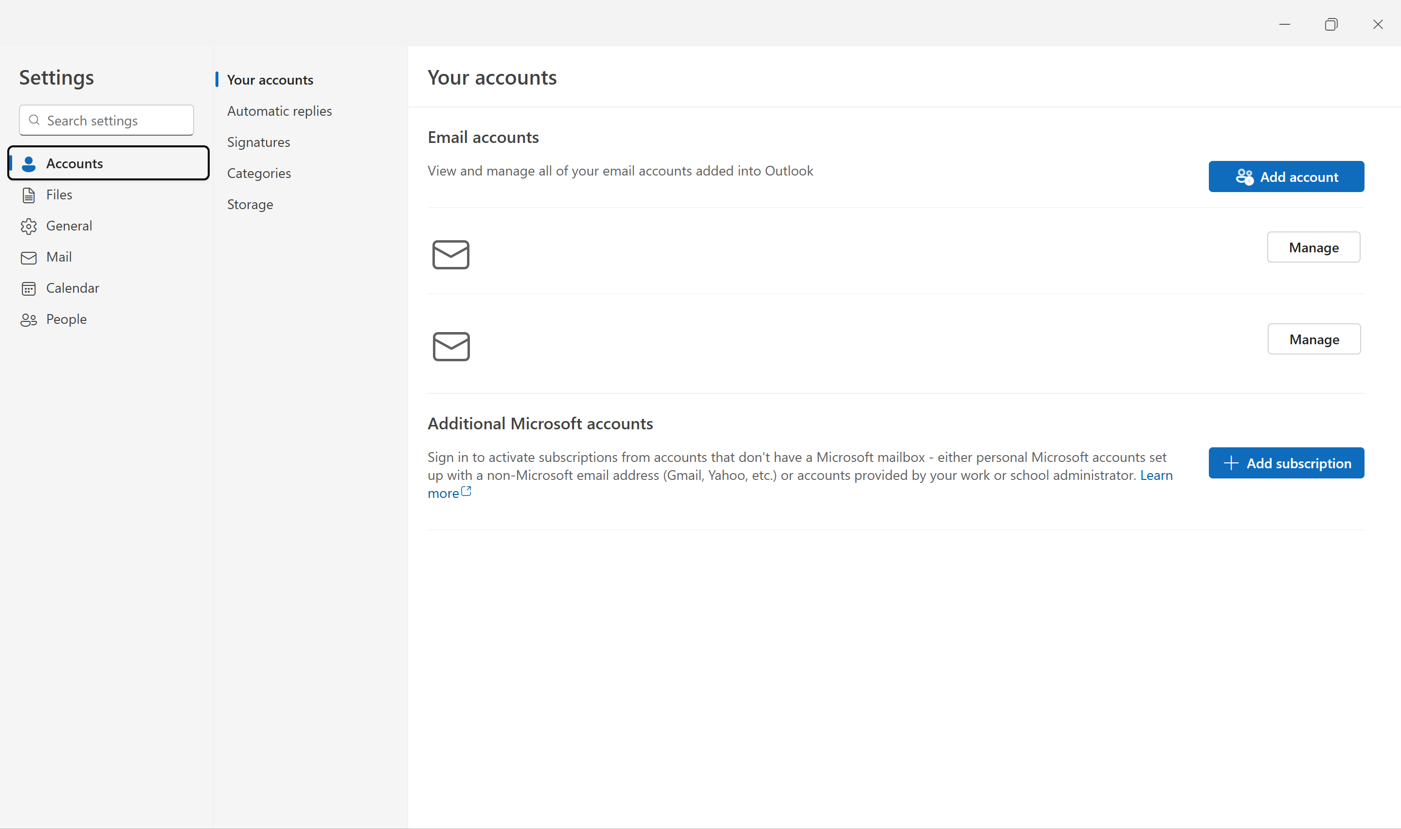 3 Click Accounts select your email account then click Manage.png