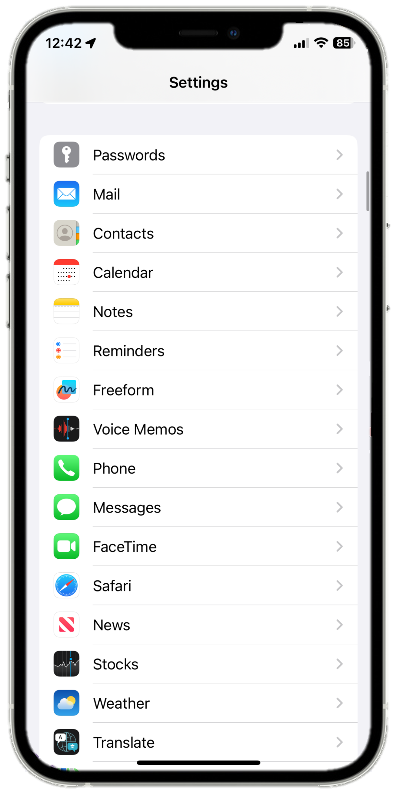 iOS 17 - Settings - Scroll down (Mail).png