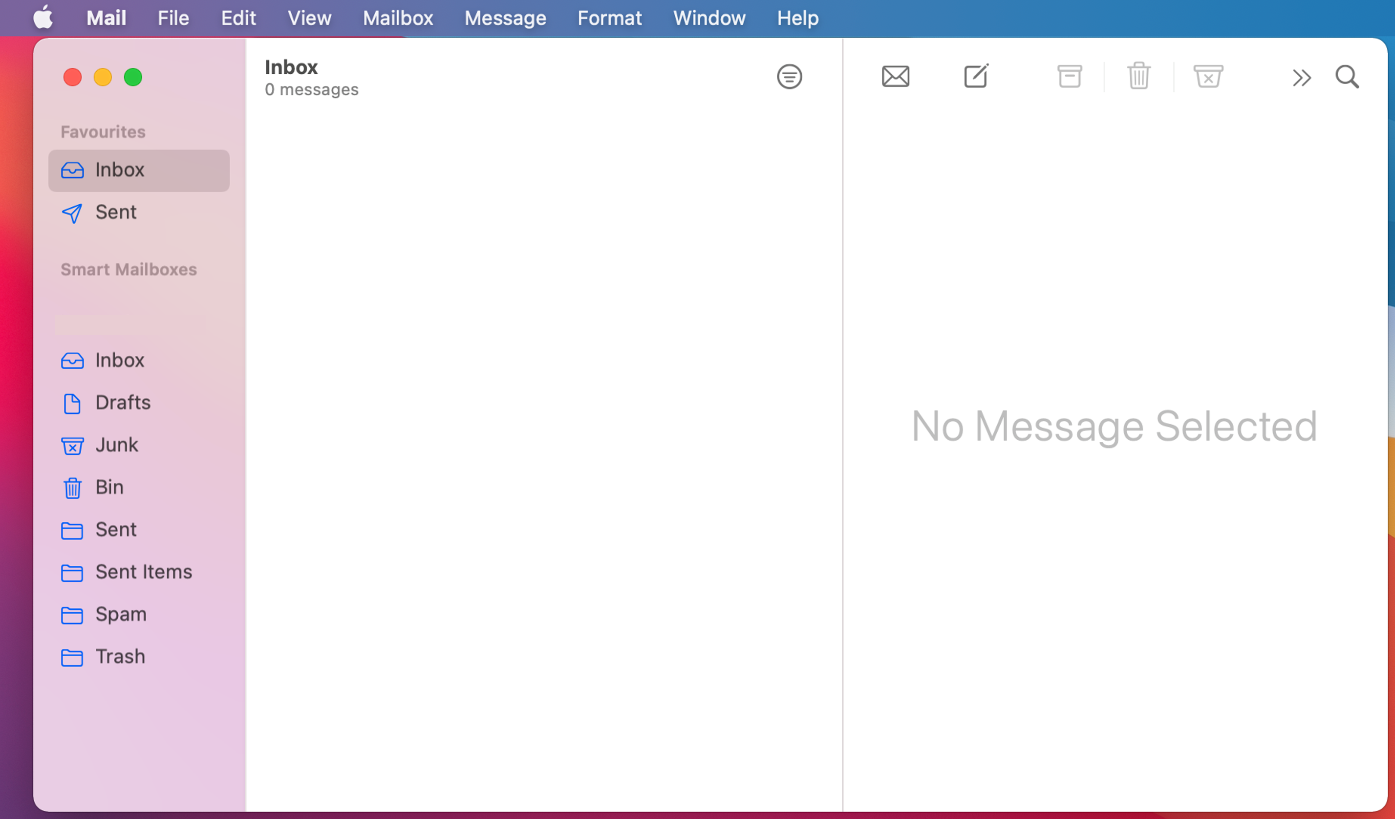 Mail on a macOS device The Messaging Company