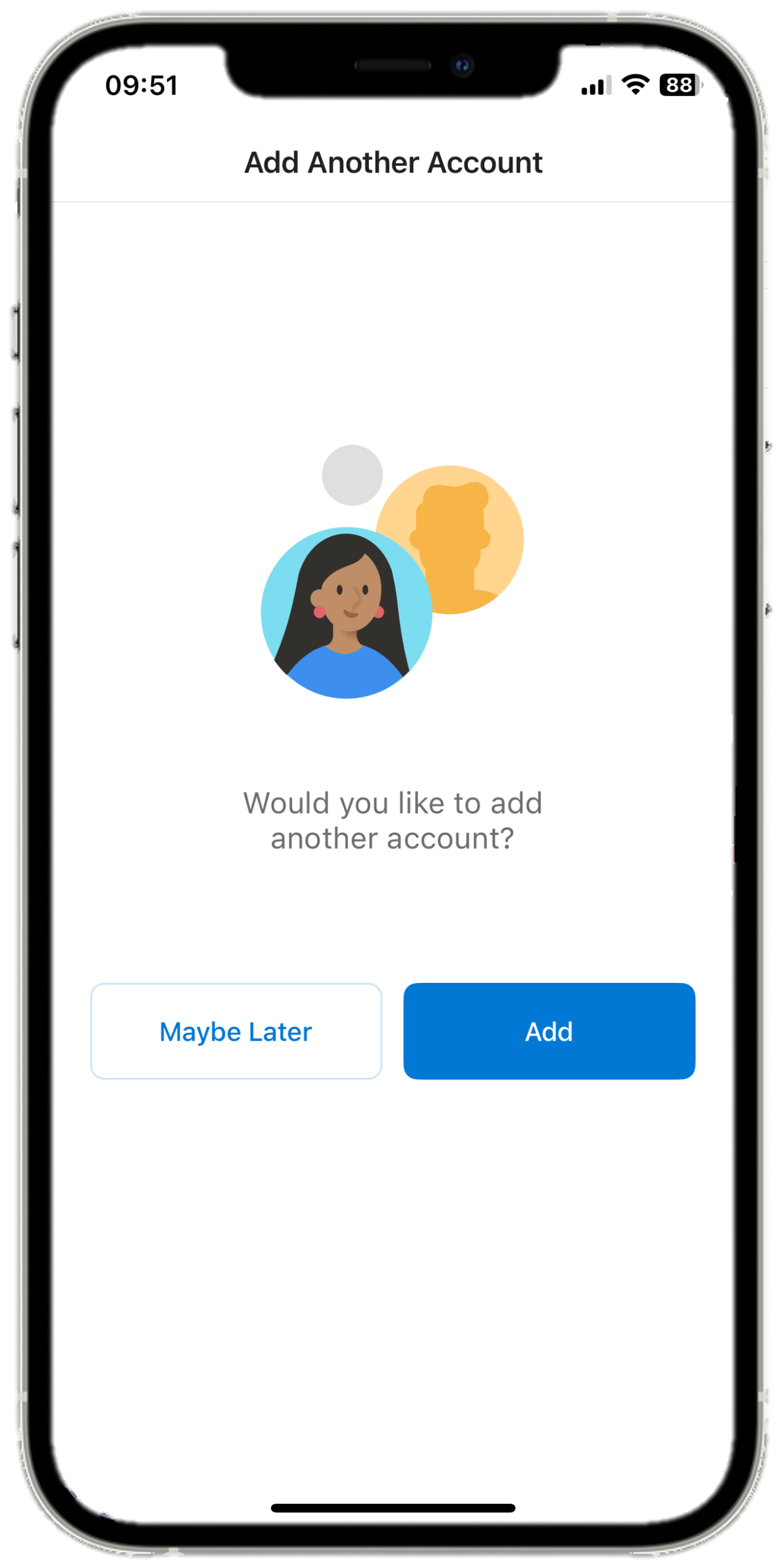 iOS 17 - Outlook Mobile - Add another account.png