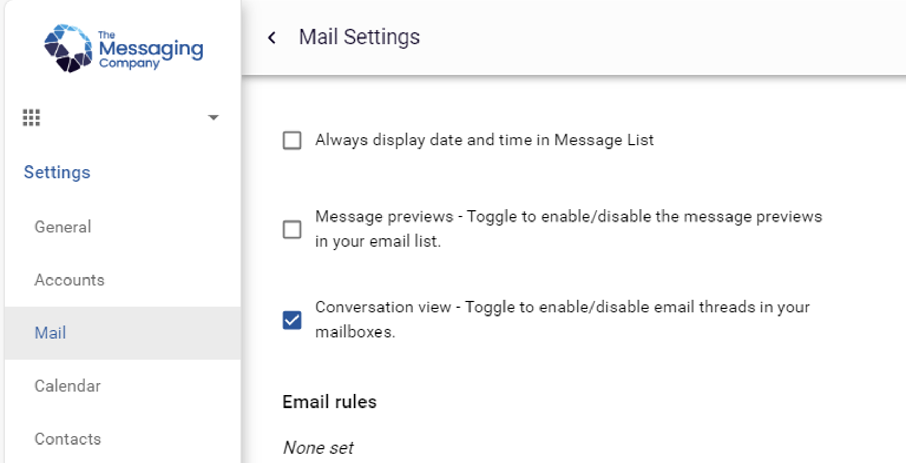 Webmail - Mail Settings - Conversation view.png